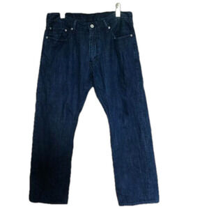 Men’s Levi’s 514 Straight Leg Dark Wash Denim Jeans Size 34